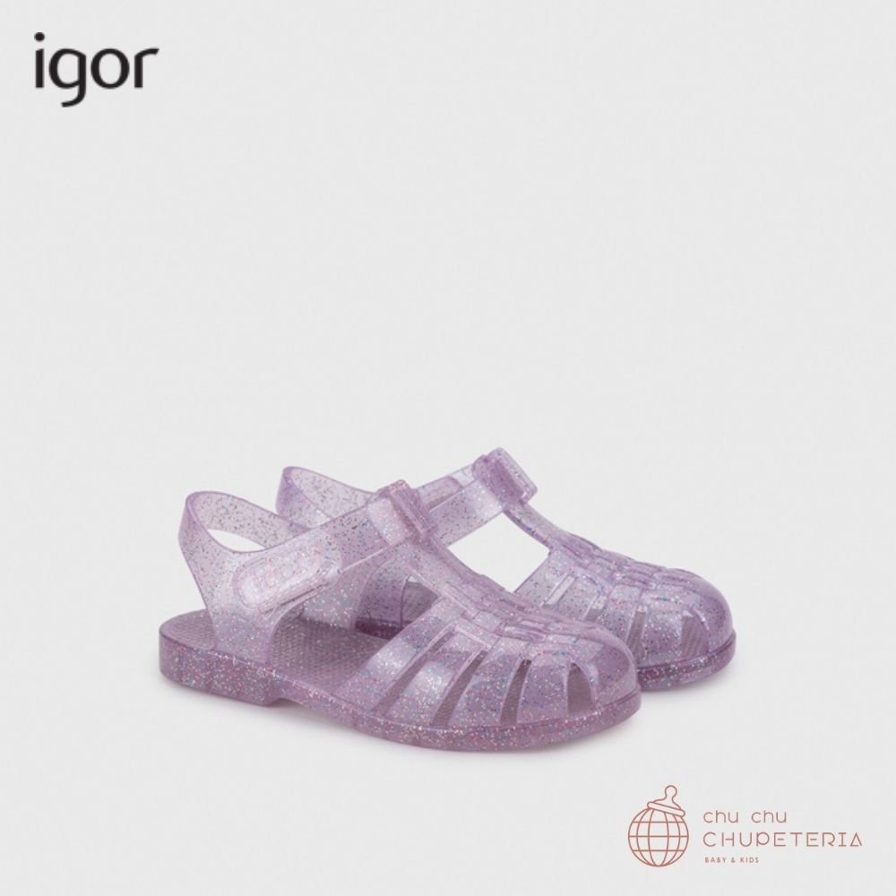 《送料無料》《4月上旬入荷予定》【igor】CLASICA CRISTAL - TR.MALVA MULTI GLITTER _1 _ chu chu CHUPETERIA