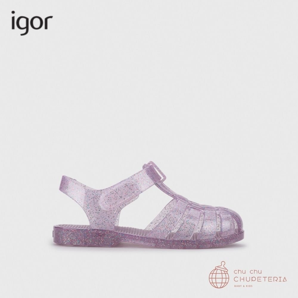 《送料無料》《4月上旬入荷予定》【igor】CLASICA CRISTAL - TR.MALVA MULTI GLITTER _2 _ chu chu CHUPETERIA