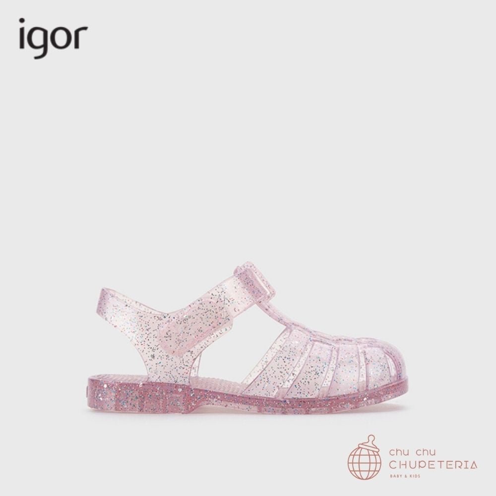 《送料無料》《4月上旬入荷予定》【igor】CLASICA CRISTAL - TR.ROSA MULTI GLITTER _2 _ chu chu CHUPETERIA