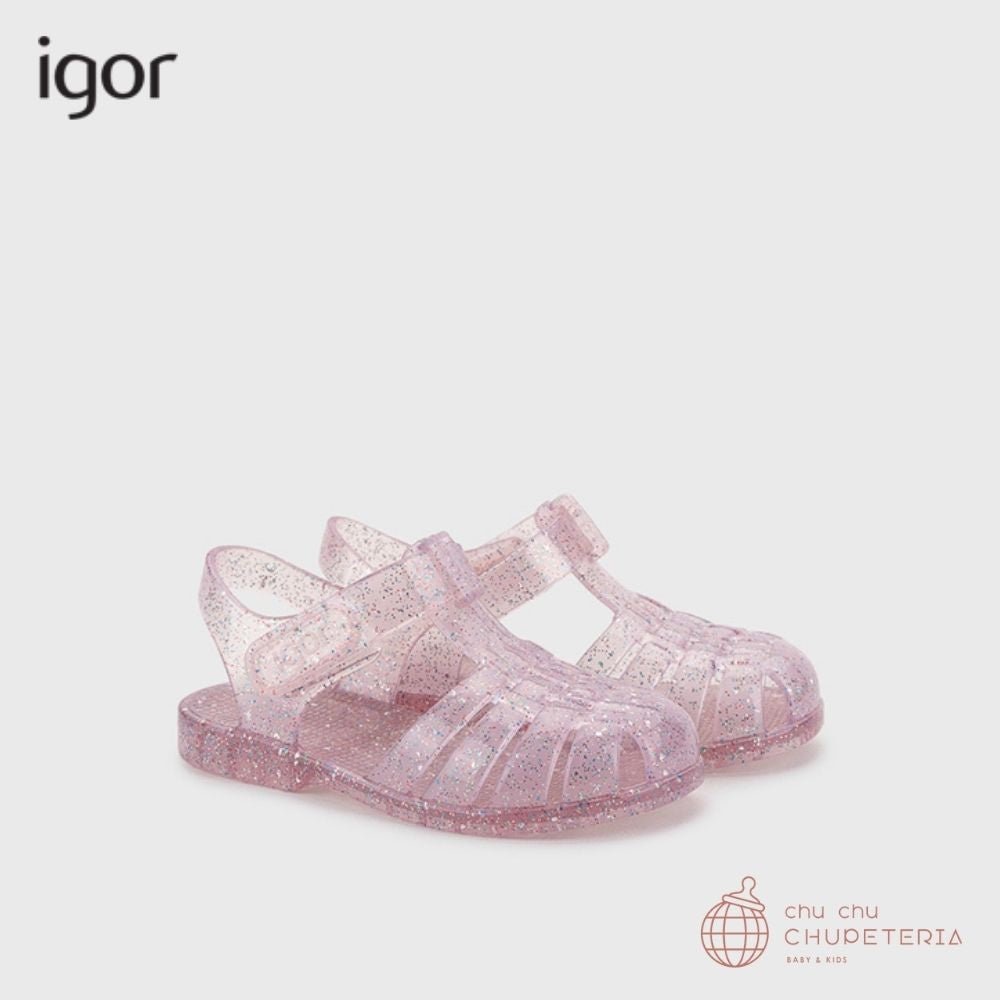 《送料無料》《4月上旬入荷予定》【igor】CLASICA CRISTAL - TR.ROSA MULTI GLITTER _1 _ chu chu CHUPETERIA