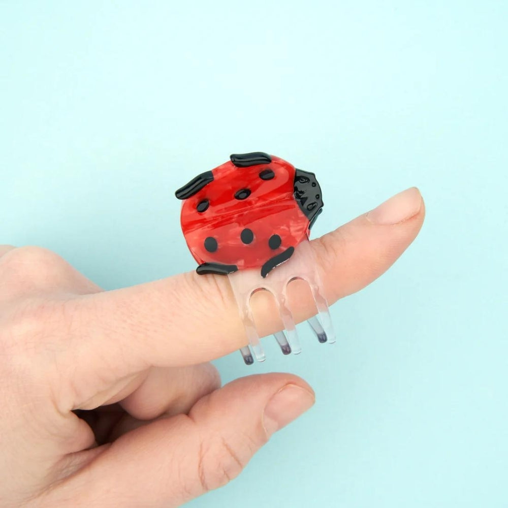 【Coucou Suzette】Ladybug Mini Hair Claw _ chu chu CHUPETERIA
