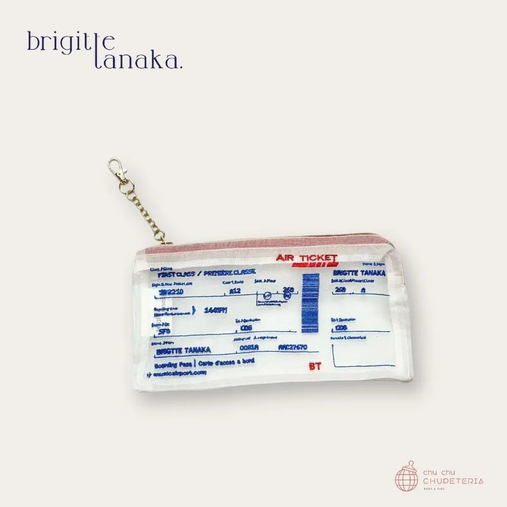 《即納》《送料無料》【Brigitte Tanaka】26SS Collection - Airticket Pochette Keyholder _ chu chu CHUPETERIA