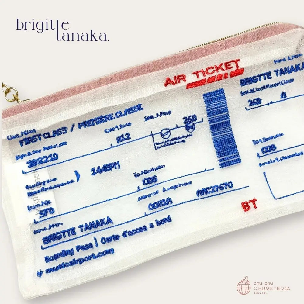 《即納》《送料無料》【Brigitte Tanaka】26SS Collection - Airticket Pochette Keyholder _ chu chu CHUPETERIA
