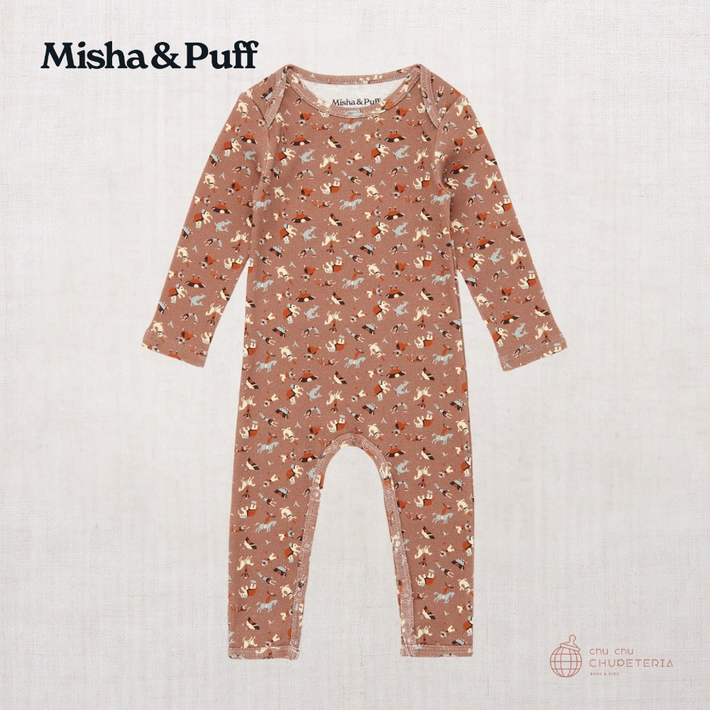 Misha & puff Layette Overall サーカス12-18m Misha & puff Layette Overall サーカス12-18m One-Pieces