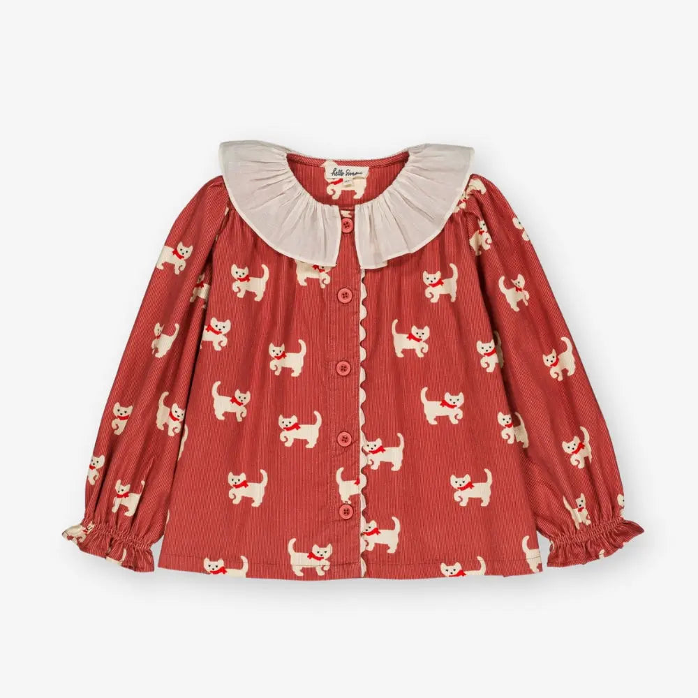 【hello Simone】Myrtille blouse Kitty Rose _ chu chu CHUPETERIA