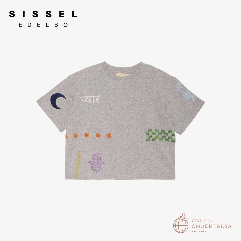 《即納 / 5月下旬入荷予定》【SISSEL EDELBO】Billie MINI T-Shirt Grey Melange _1 _ chu chu CHUPETERIA