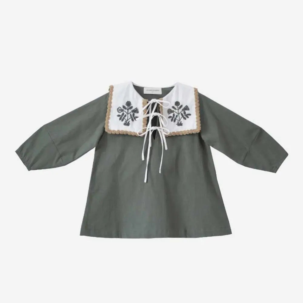 【son and daughter】Talie Embroidery Mini Dress _ chu chu CHUPETERIA