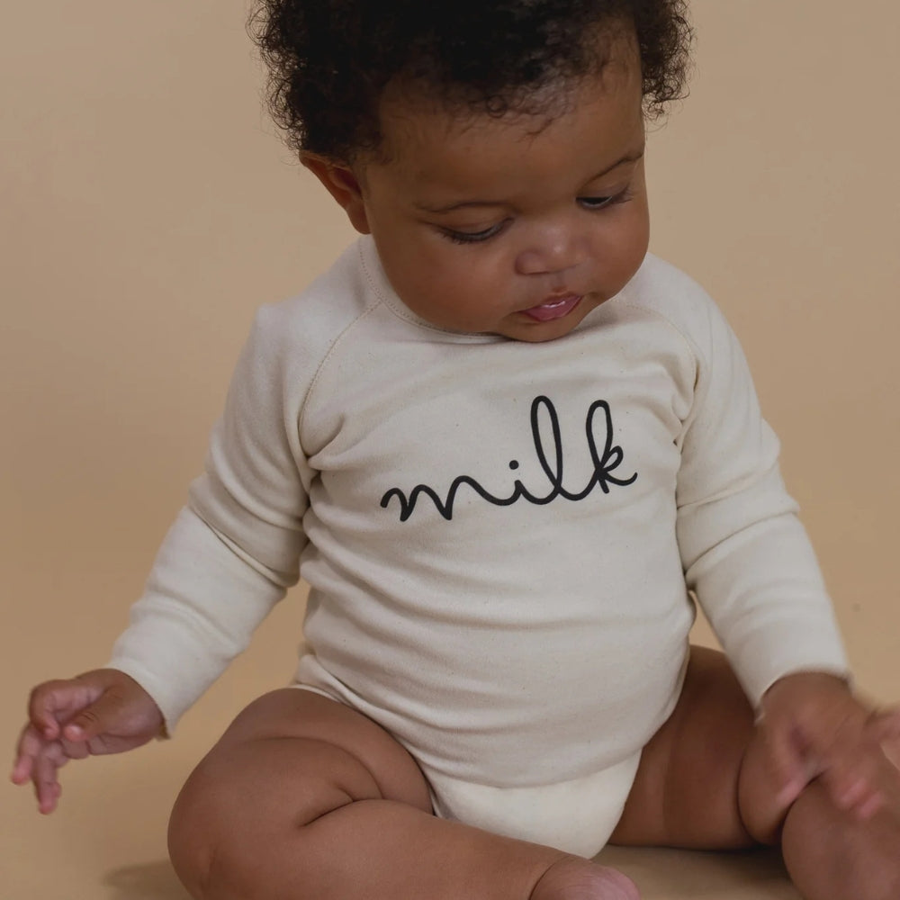 organic zoo】Undyed Milk Bodysuit- chu chu CHUPETERIA 正規代理店
