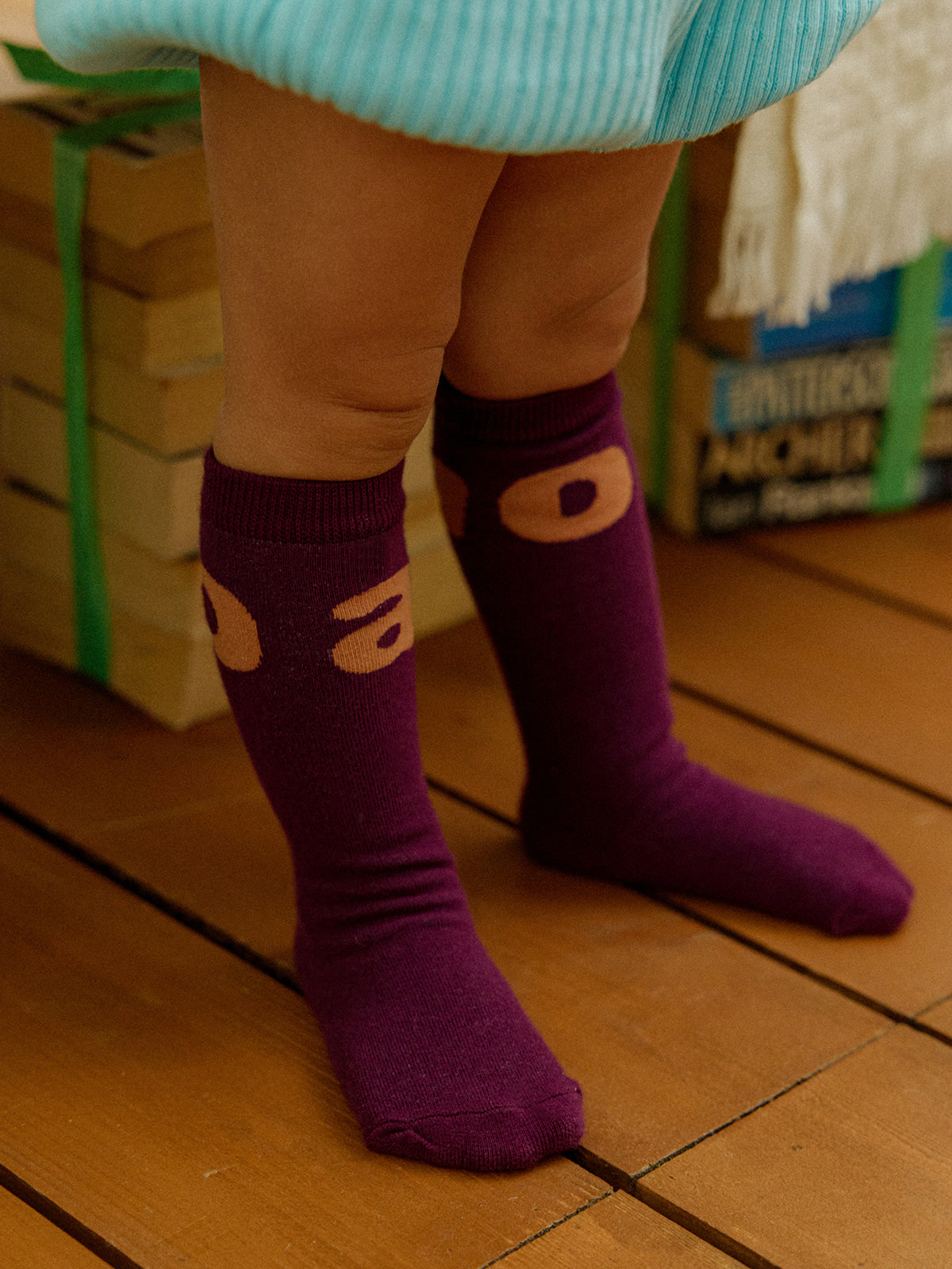 【avo】 AVO LONG JACQUARD SOCKS_4colors _ chu chu CHUPETERIA