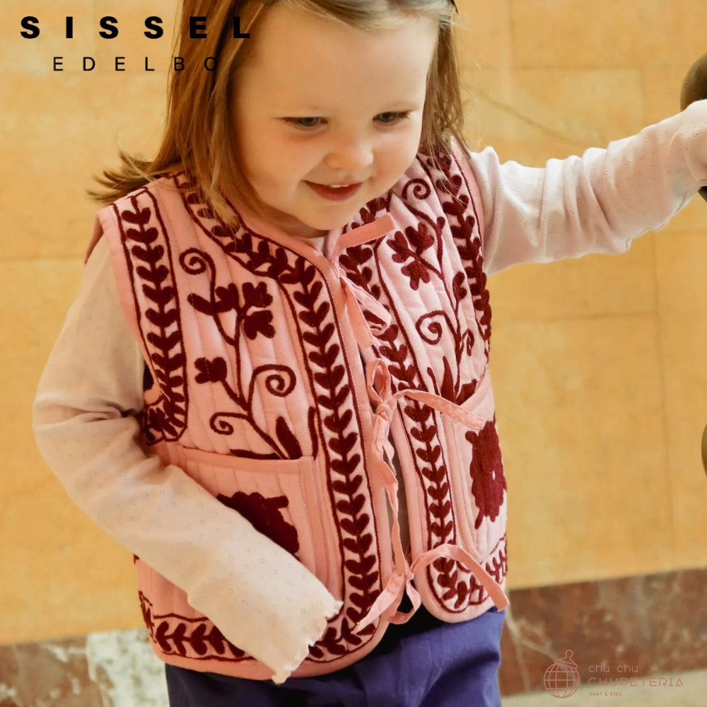 SISSEL EDELBO】Honey MINI Vest Burgundy – chu chu CHUPETERIA