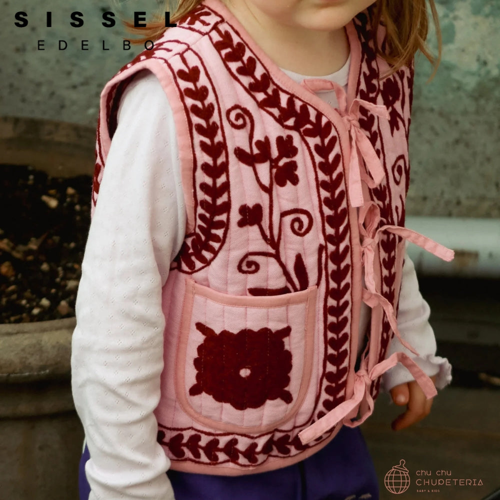 SISSEL EDELBO】Honey MINI Vest Burgundy – chu chu CHUPETERIA