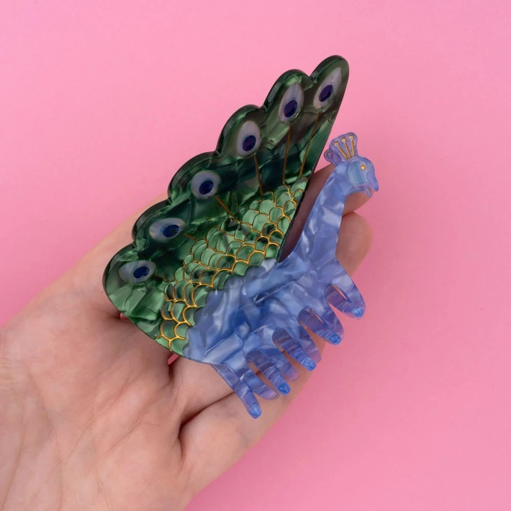 【Coucou Suzette】Peacock Hair Claw _ chu chu CHUPETERIA
