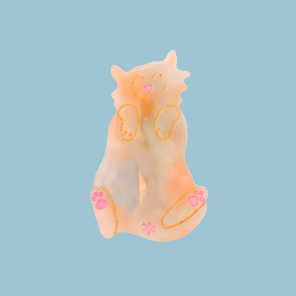 【Coucou Suzette】Ginger Cat Hair Clip _ chu chu CHUPETERIA