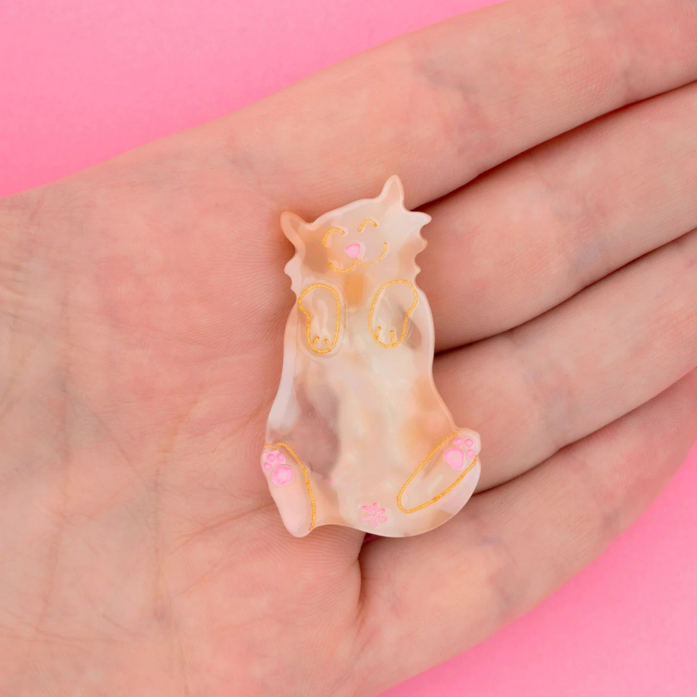 【Coucou Suzette】Ginger Cat Hair Clip _ chu chu CHUPETERIA