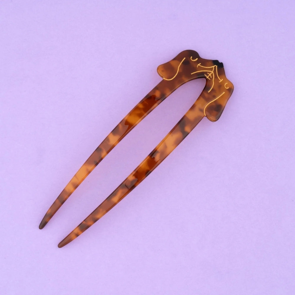 【Coucou Suzette】Dachshund Kiss Hair Stick _ chu chu CHUPETERIA