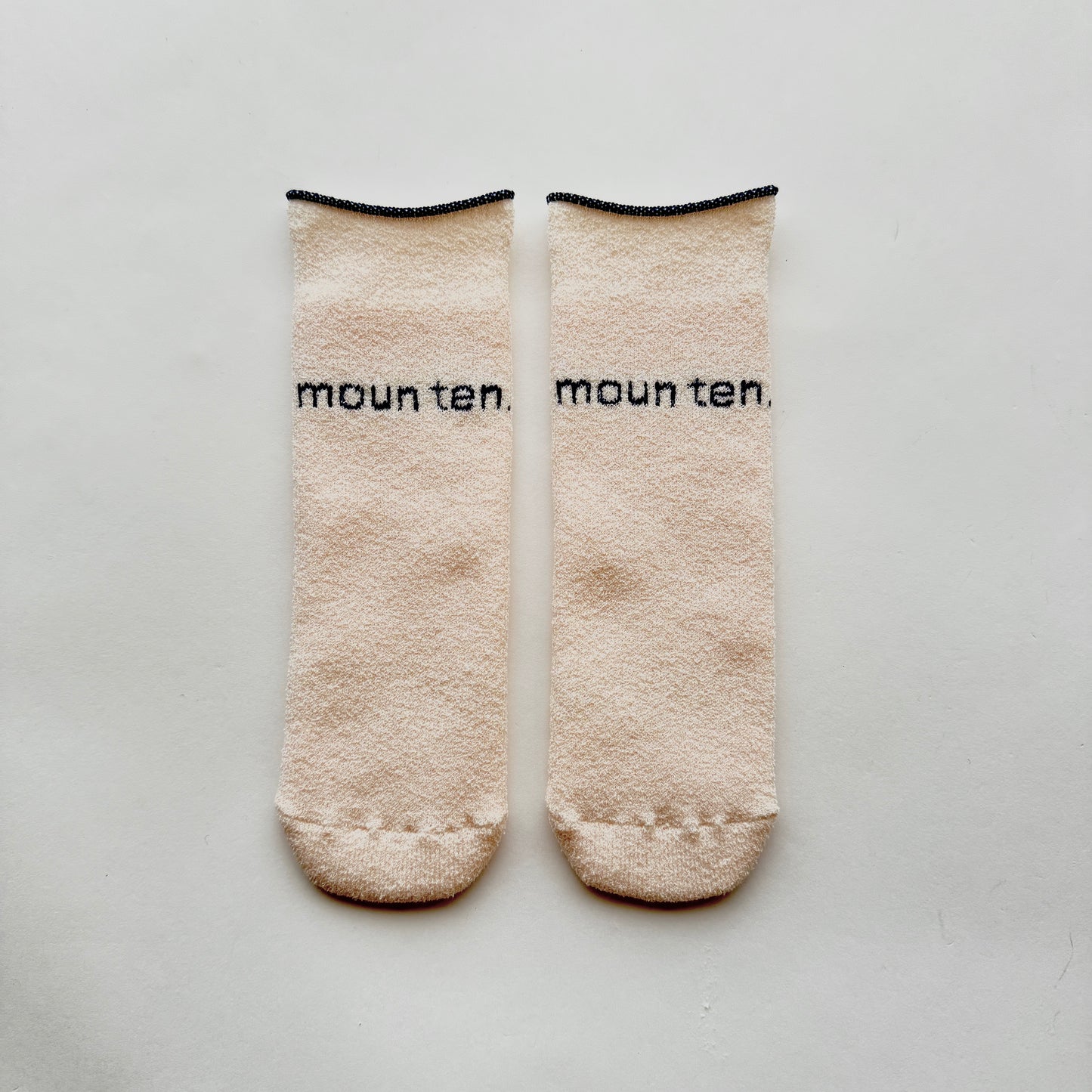 【MOUN TEN.】baby logo tube socks - 26AW Drop1 _ chu chu CHUPETERIA