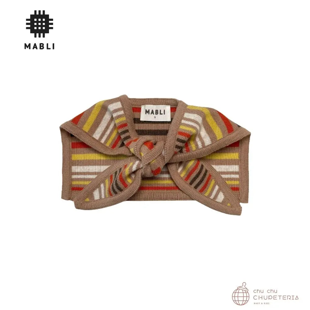 【MABLI】[26SS Drop2] CARAVAN NECKTIE - COACH SEAT STRIPE - chu chu CHUPETERIA