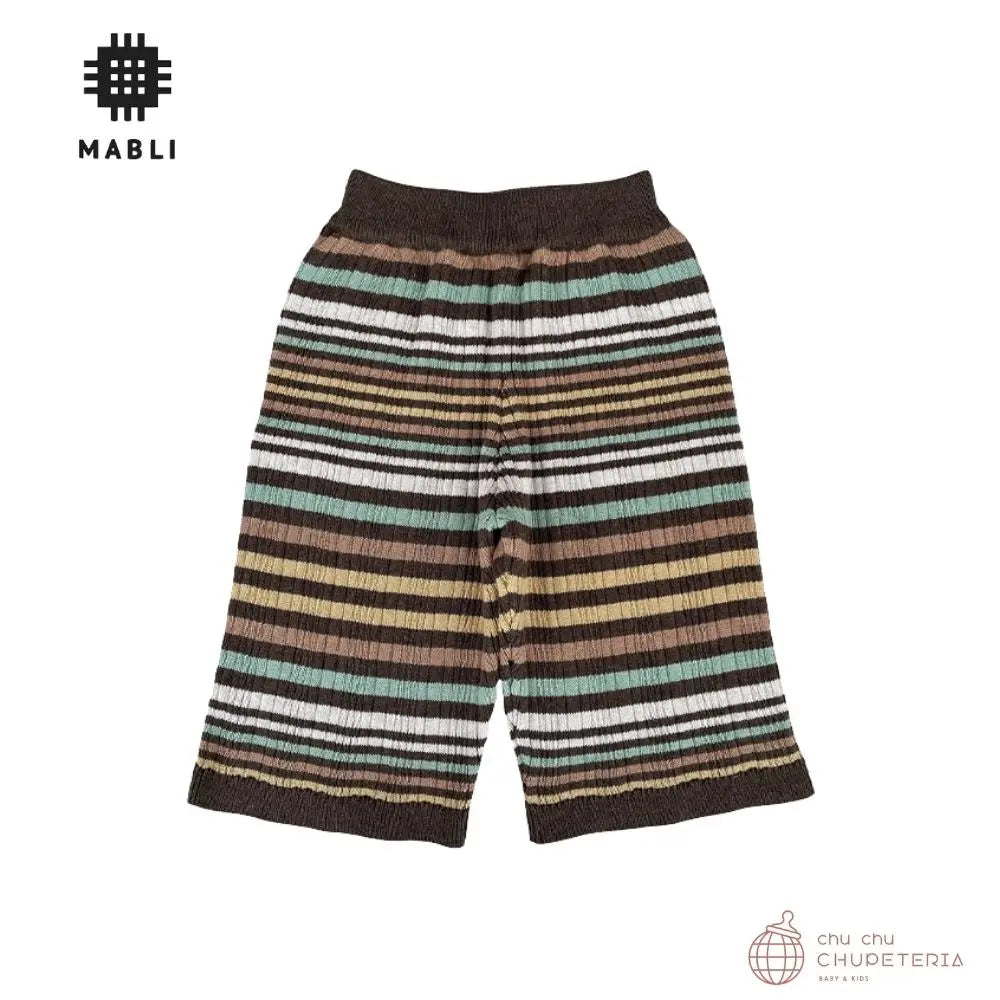 【MABLI】[26SS Drop2] CARAVAN PANTS - TREE HOUSE STRIPE - chu chu CHUPETERIA