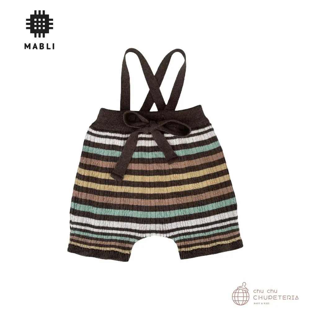 【MABLI】[26SS Drop2] CARAVAN SHORTS - TREE HOUSE STRIPE - chu chu CHUPETERIA