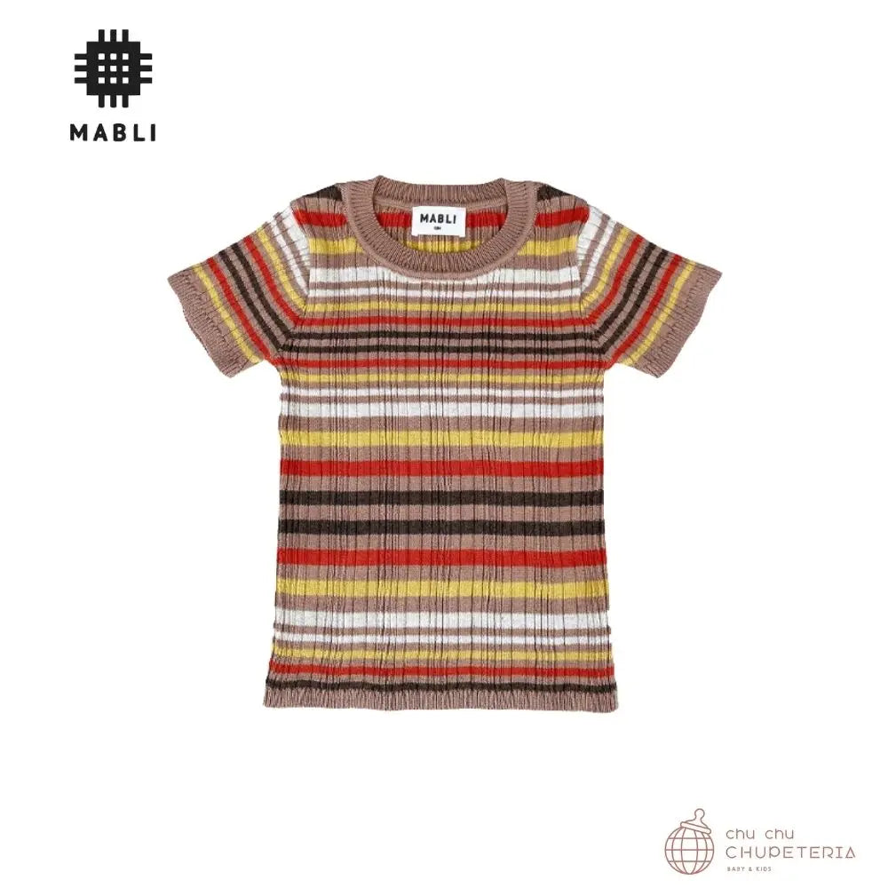 【MABLI】[26SS Drop2] CARAVAN TEE - COACH SEAT STRIPE - chu chu CHUPETERIA