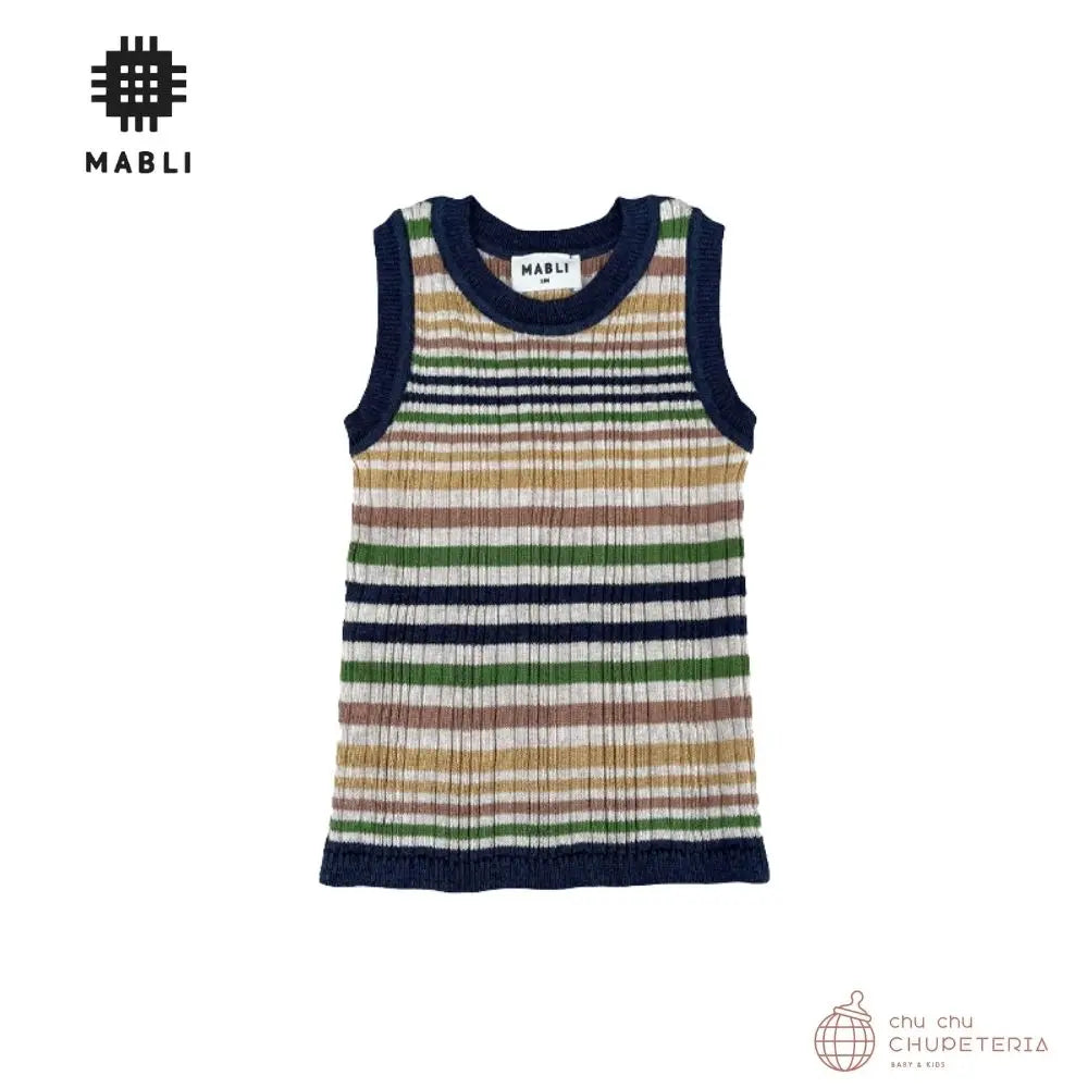 【MABLI】[26SS Drop2] CARAVAN VEST - NAUTICAL STRIPE - chu chu CHUPETERIA