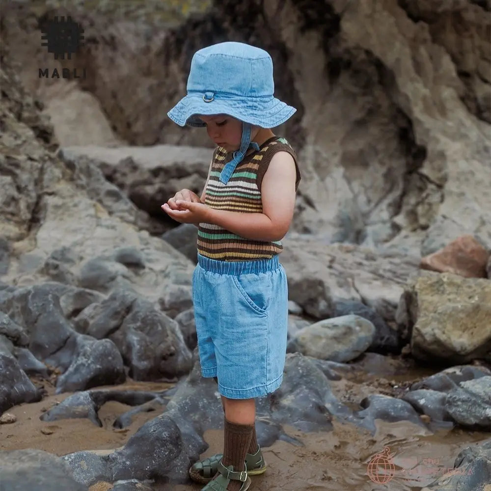 【MABLI】[26SS Drop2] CARAVAN VEST - TREE HOUSE STRIPE - chu chu CHUPETERIA