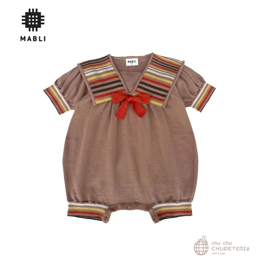 【MABLI】[26SS Drop2] CORDELIA ROMPER - PORTOBELLO - chu chu CHUPETERIA