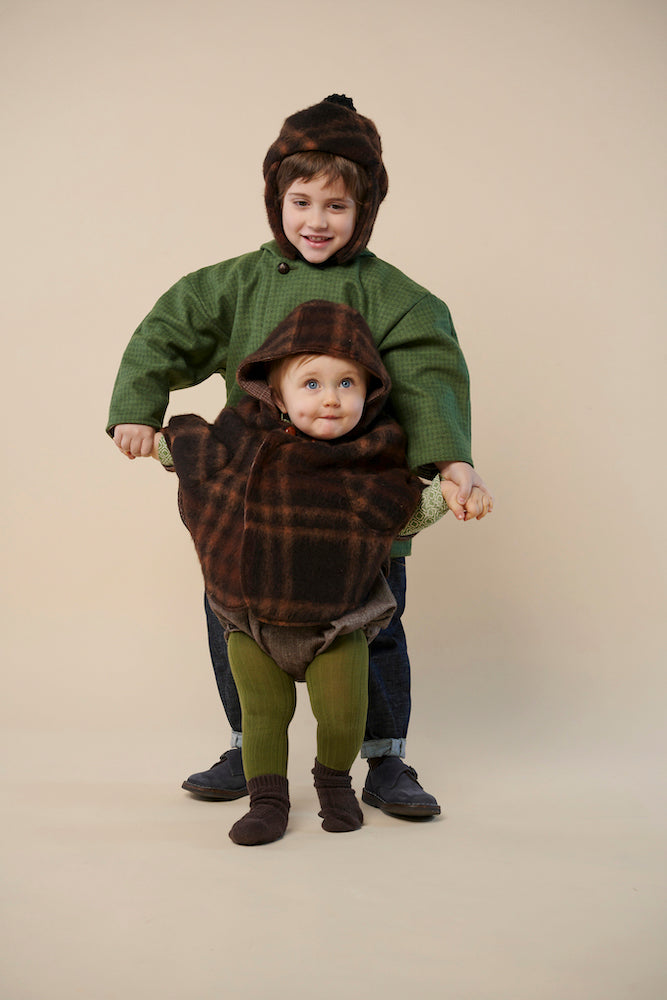 HELLO LUPO】N Poncho - Chestnut – chu chu CHUPETERIA