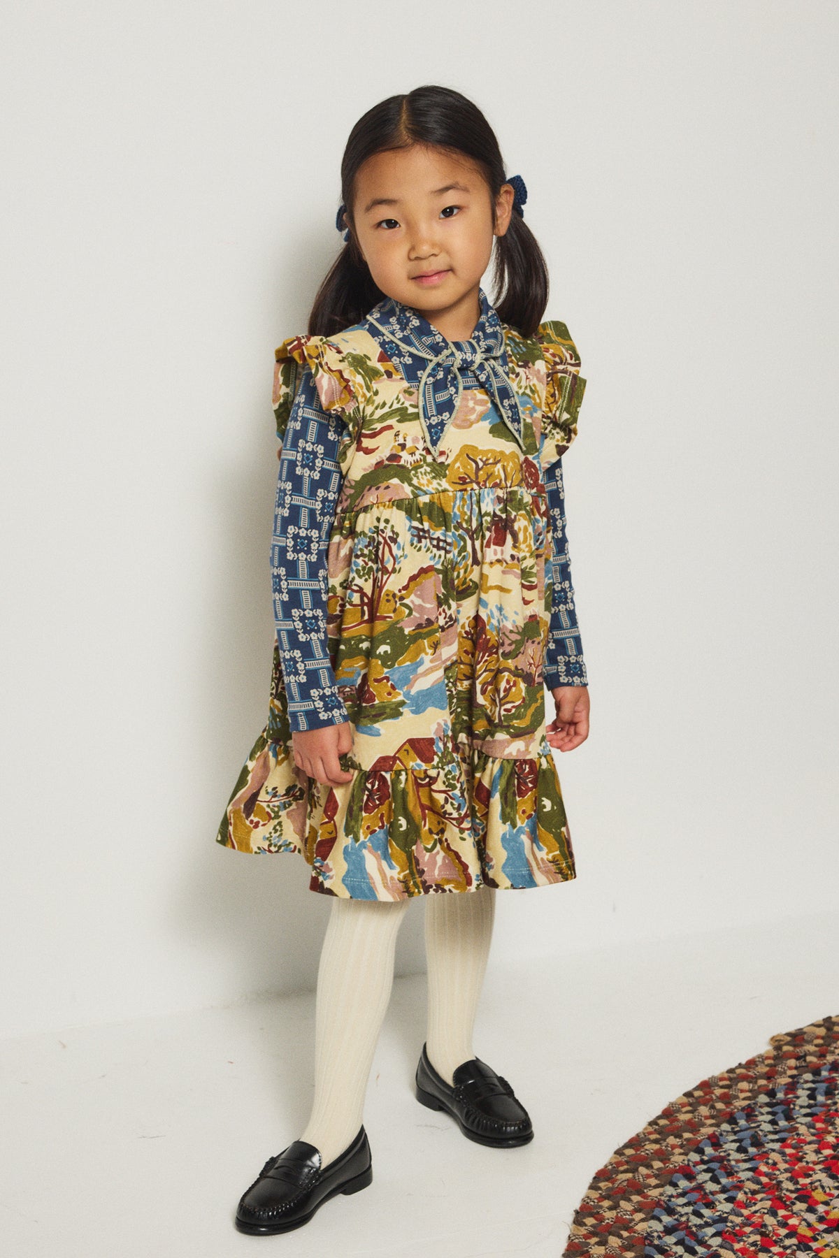 【Misha&Puff】Scout Top - Moonlight Railroad Floral - 26WI Drop1 _ chu chu CHUPETERIA