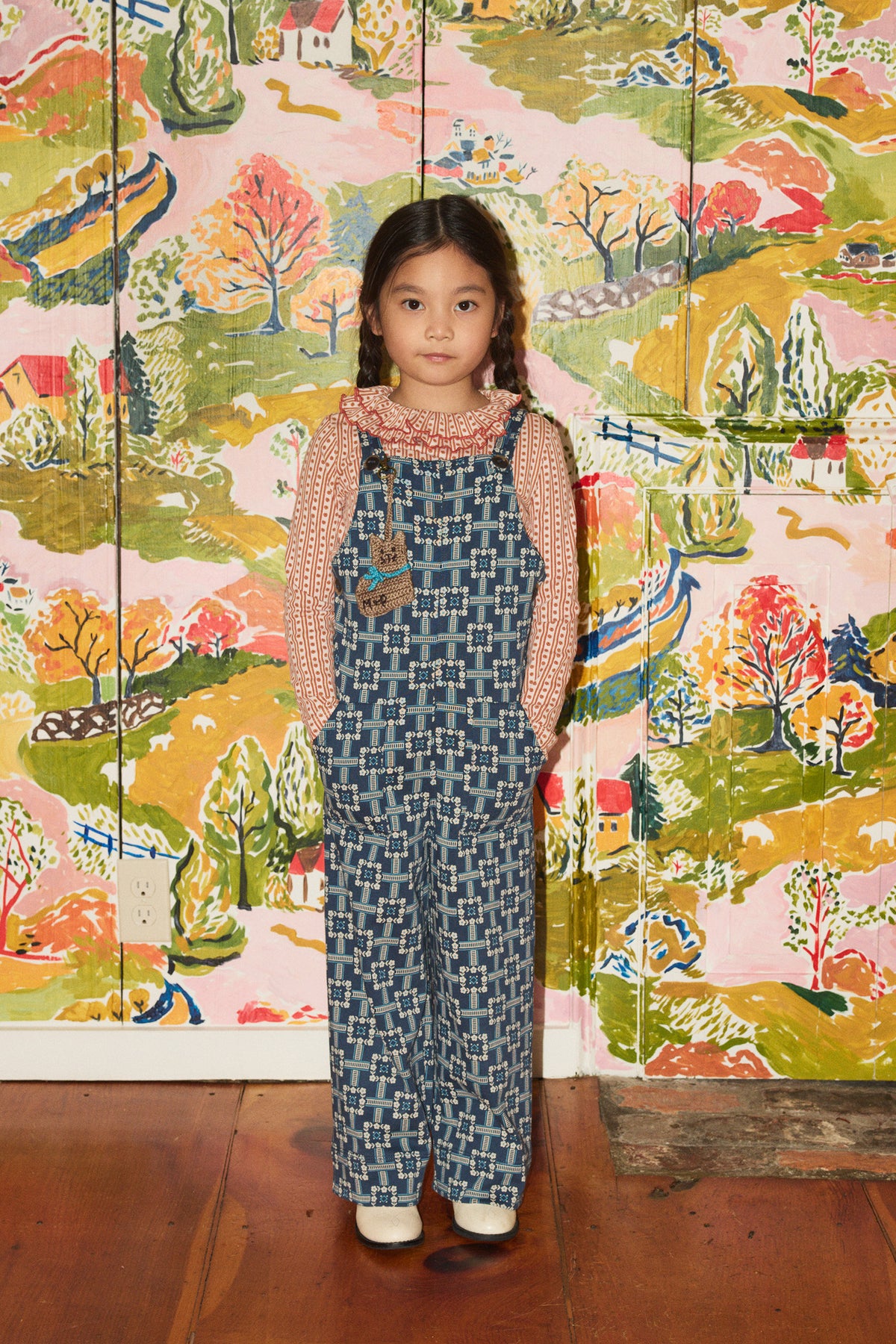 【Misha&Puff】Sweetheart Top - Candyfloss Little House Floral - 26WI Drop1 _ chu chu CHUPETERIA