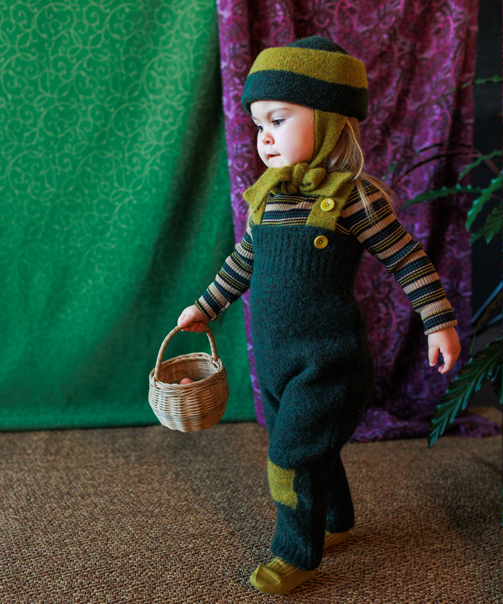 【MABLI】 Sylfaen Skinny Rib - Biscotti Stripe _ chu chu CHUPETERIA