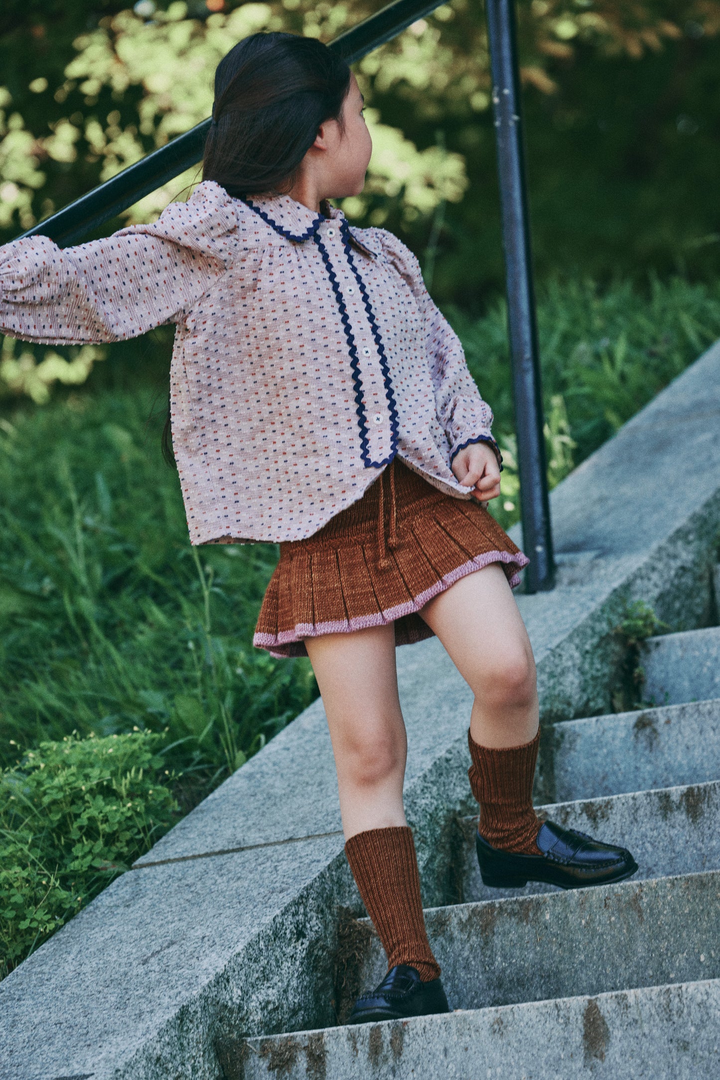 【Misha & Puff】SKATING POND SKIRT - NUTMEG - 26FA Drop2 _ chu chu CHUPETERIA