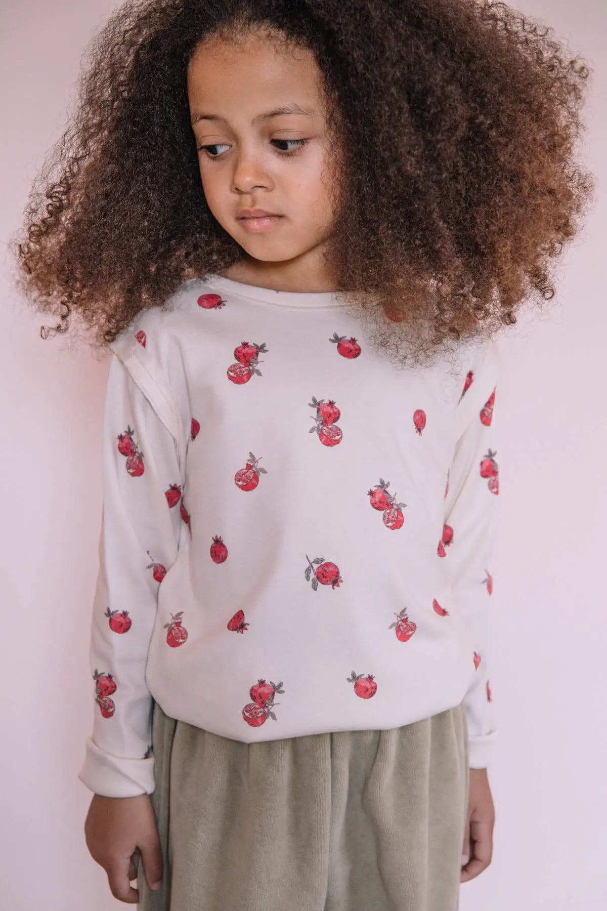 【STUDIO BOHEME】T-SHIRT LALA - ECRU GRENADES  (26AW Drop 1) _ chu chu CHUPETERIA