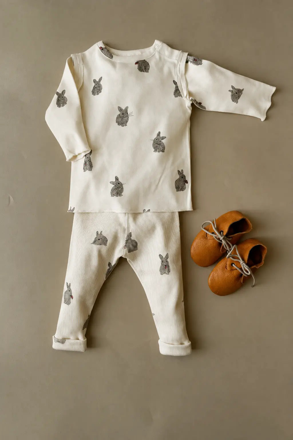 【STUDIO BOHEME】T-SHIRT LALA - ECRU LAPIN  (26AW Drop 1) _ chu chu CHUPETERIA