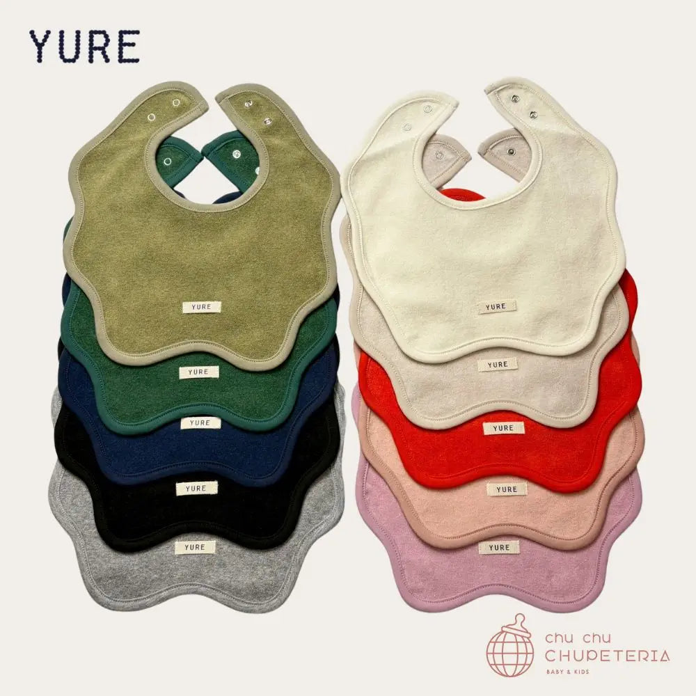 《5/6まで3点ご購入で10%OFF》【YURE】Baby Bibs - chu chu CHUPETERIA