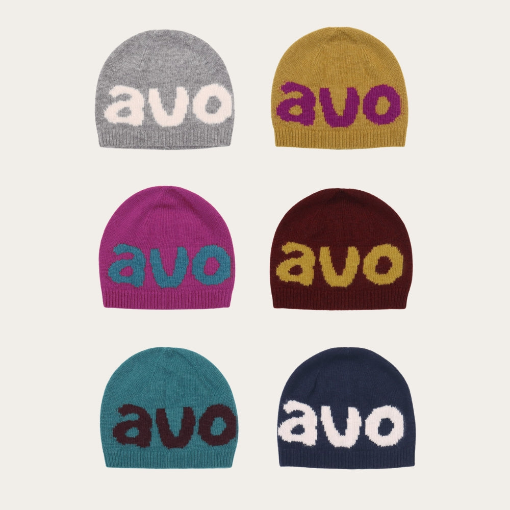 【avo】 AVO LETTERING BEANIE _ chu chu CHUPETERIA