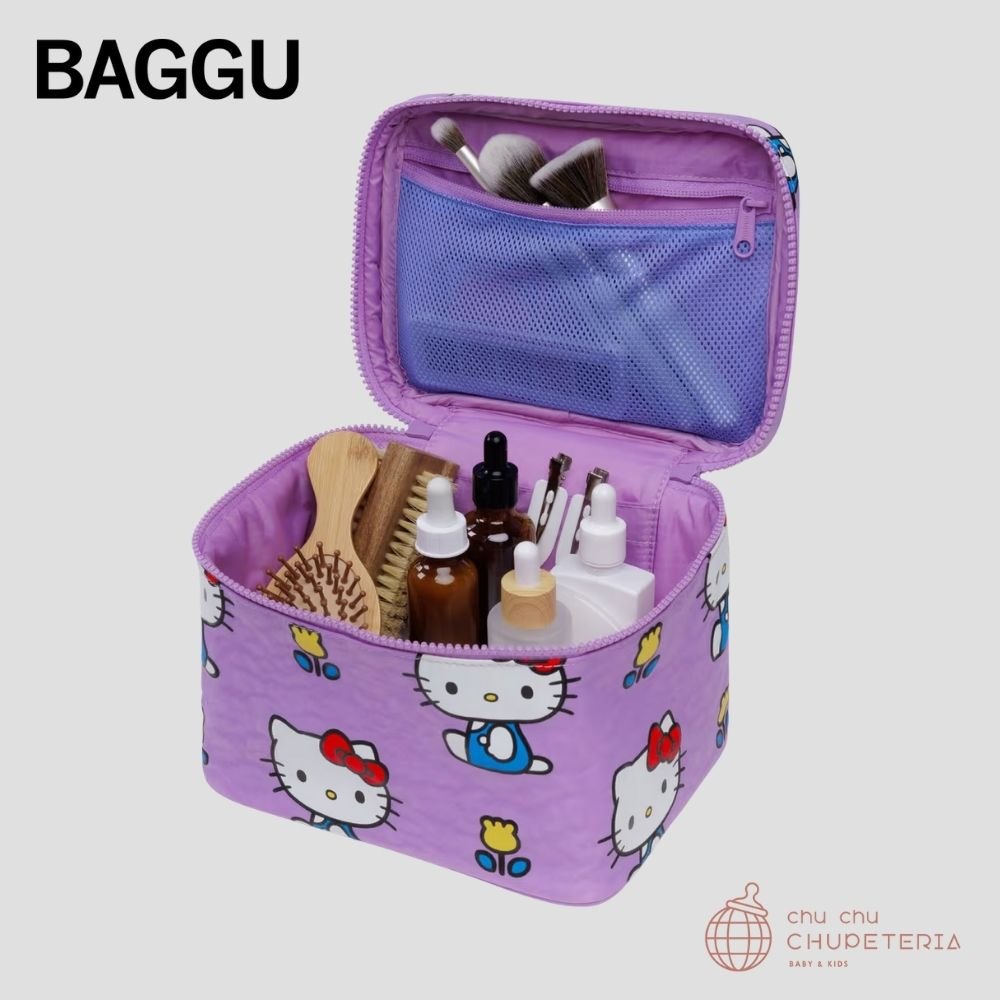 【BAGGU】Large Cosmetic Case - Hello Kitty Pink _2 _ chu chu CHUPETERIA