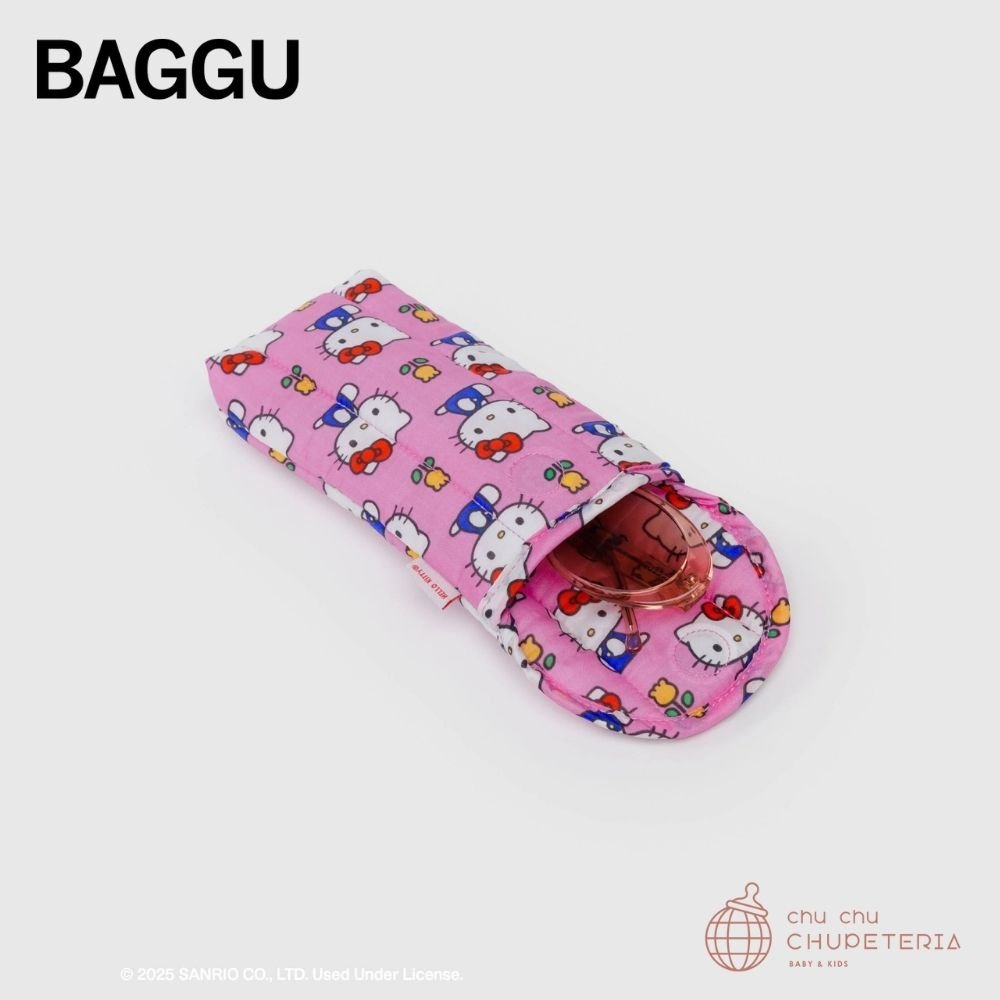 【BAGGU】Puffy Glasses Sleeve - Hello Kitty Pink _2 _ chu chu CHUPETERIA