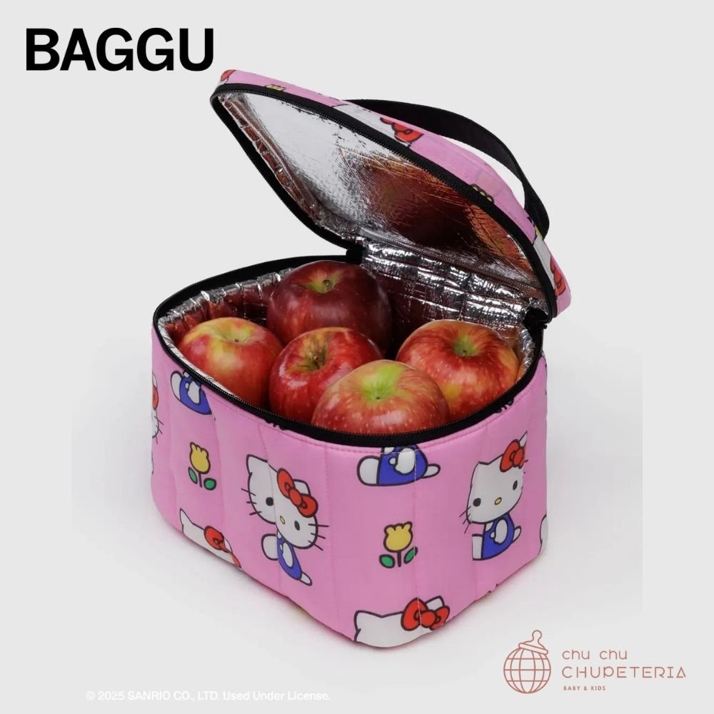 【BAGGU】Puffy Lunch Bag - Hello Kitty Pink _2 _ chu chu CHUPETERIA