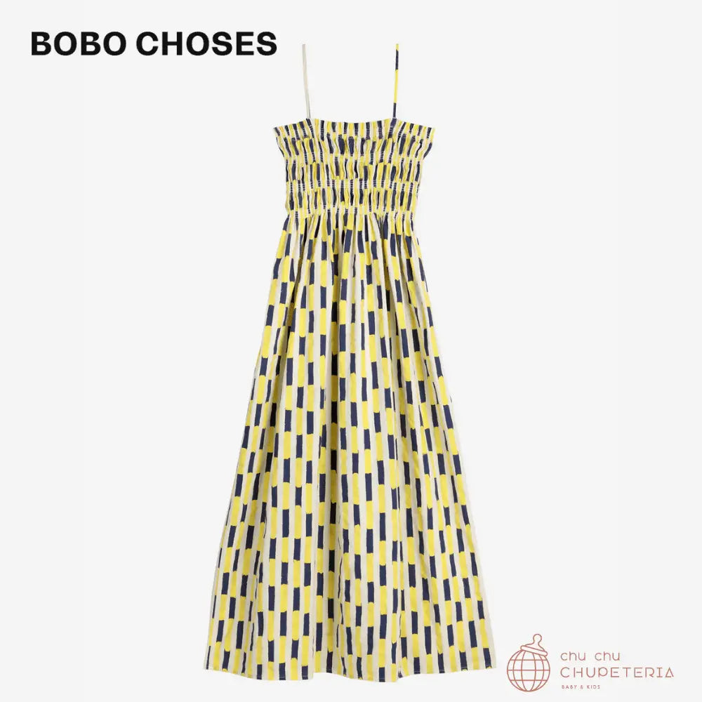 【BOBO CHOSES】[Adult] Brush strokes gathered bustier dress _1 _ chu chu CHUPETERIA