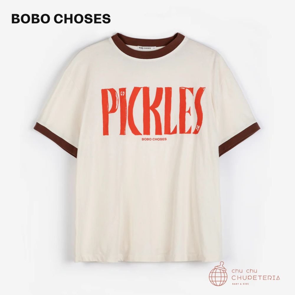 【BOBO CHOSES】[Adult]Colour block fitted T-shirt (26SS) _1 _ chu chu CHUPETERIA