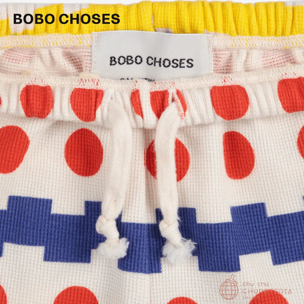 【BOBO CHOSES】[Baby] Geometrical all over waffle pants _2 _ chu chu CHUPETERIA