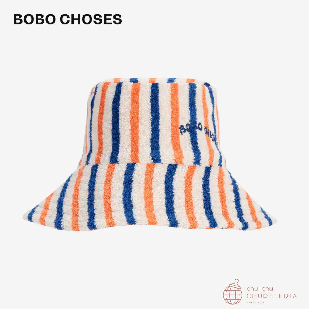【BOBO CHOSES】Bobo Choses stripes terry cloth bucket hat _1 _ chu chu CHUPETERIA