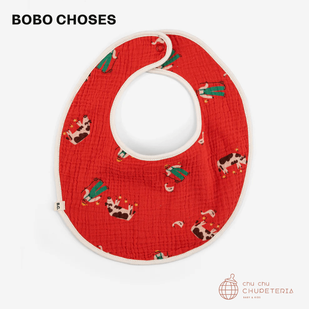 【BOBO CHOSES】[Drop 1] [BABY] Adventure Farm bib set x2 (26SS) _2 _ chu chu CHUPETERIA