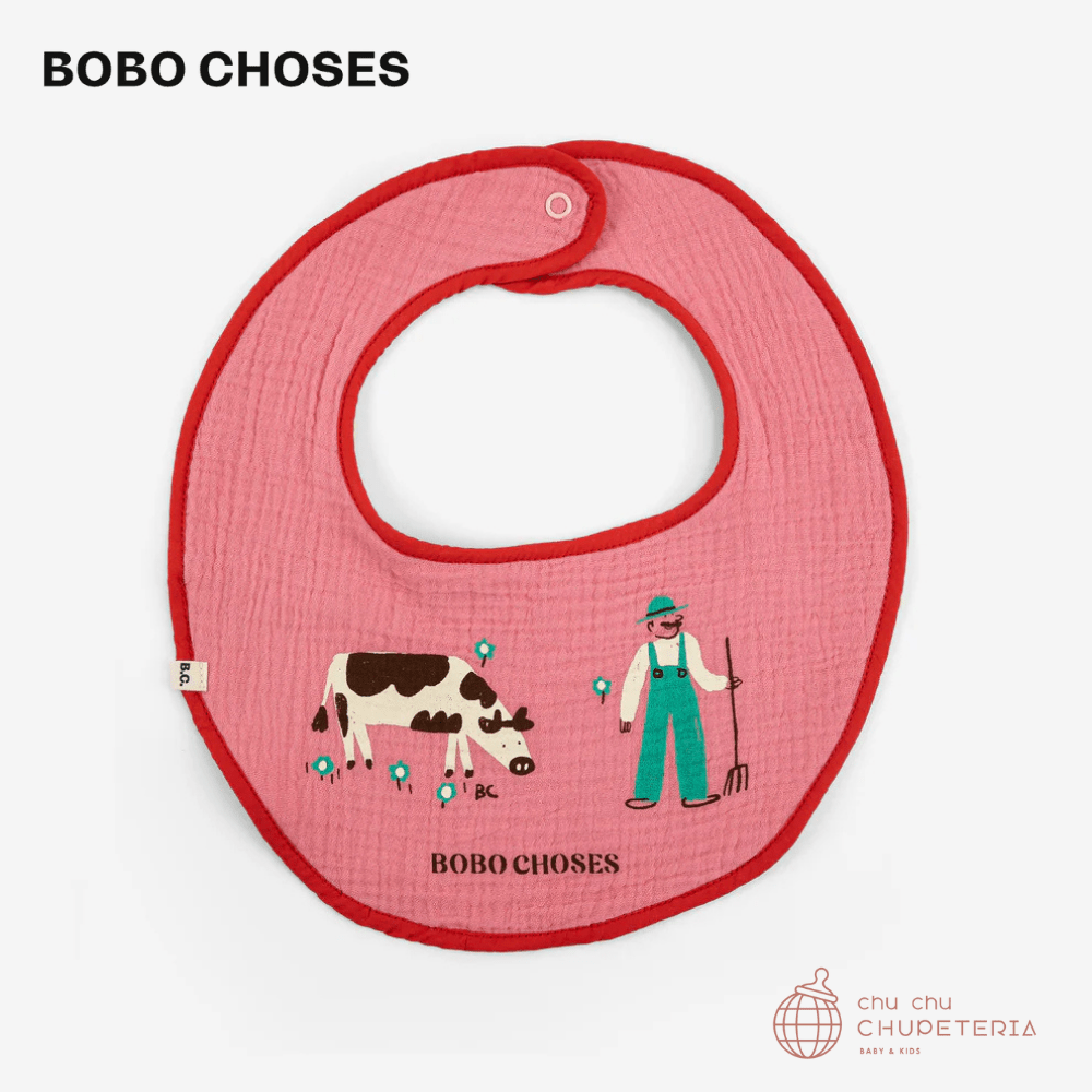 【BOBO CHOSES】[Drop 1] [BABY] Juicy Tomatoes bib set x2 (26SS) _2 _ chu chu CHUPETERIA