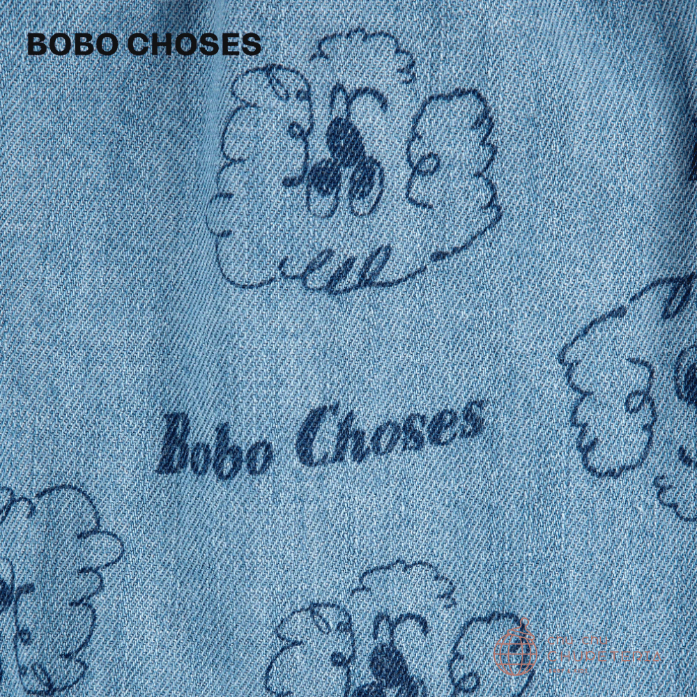 【BOBO CHOSES】[Drop 1] [BABY] Pickles The Dog all over denim pants (26SS) _2 _ chu chu CHUPETERIA