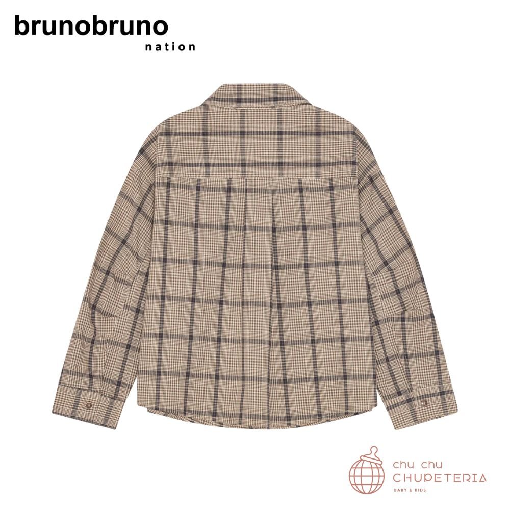 【brunobruno】Nohrla Walnut Check Shirt - Walnut Check (26SS)) _2 _ chu chu CHUPETERIA