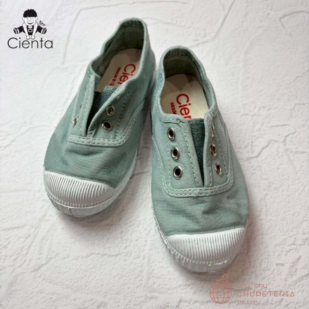 ｟3/31まで送料無料｠｟送料無料｠【CIENTA】Deck Shoes - 70777 ムラ染 Aqua _2 _ chu chu CHUPETERIA