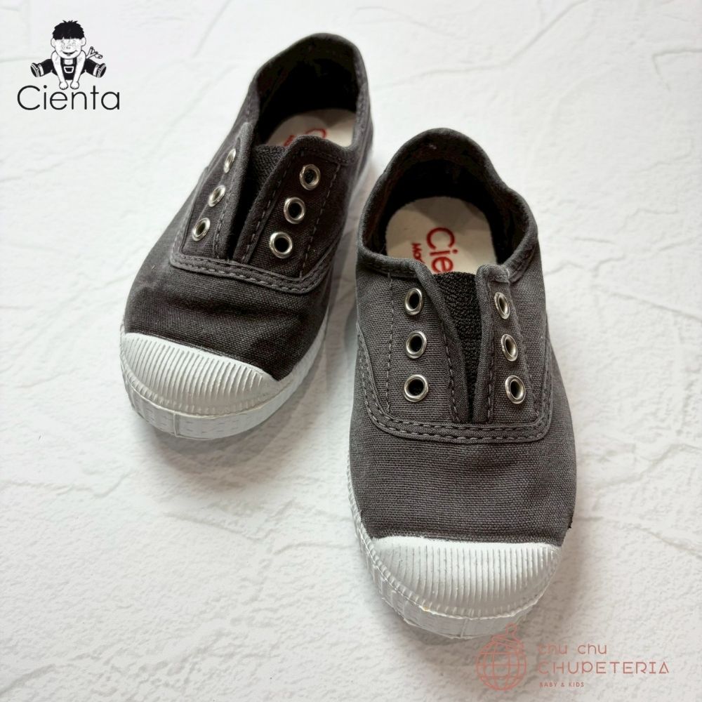 ｟3/31まで送料無料｠【CIENTA】Deck Shoes - 70777 ムラ染 Negro _2 _ chu chu CHUPETERIA