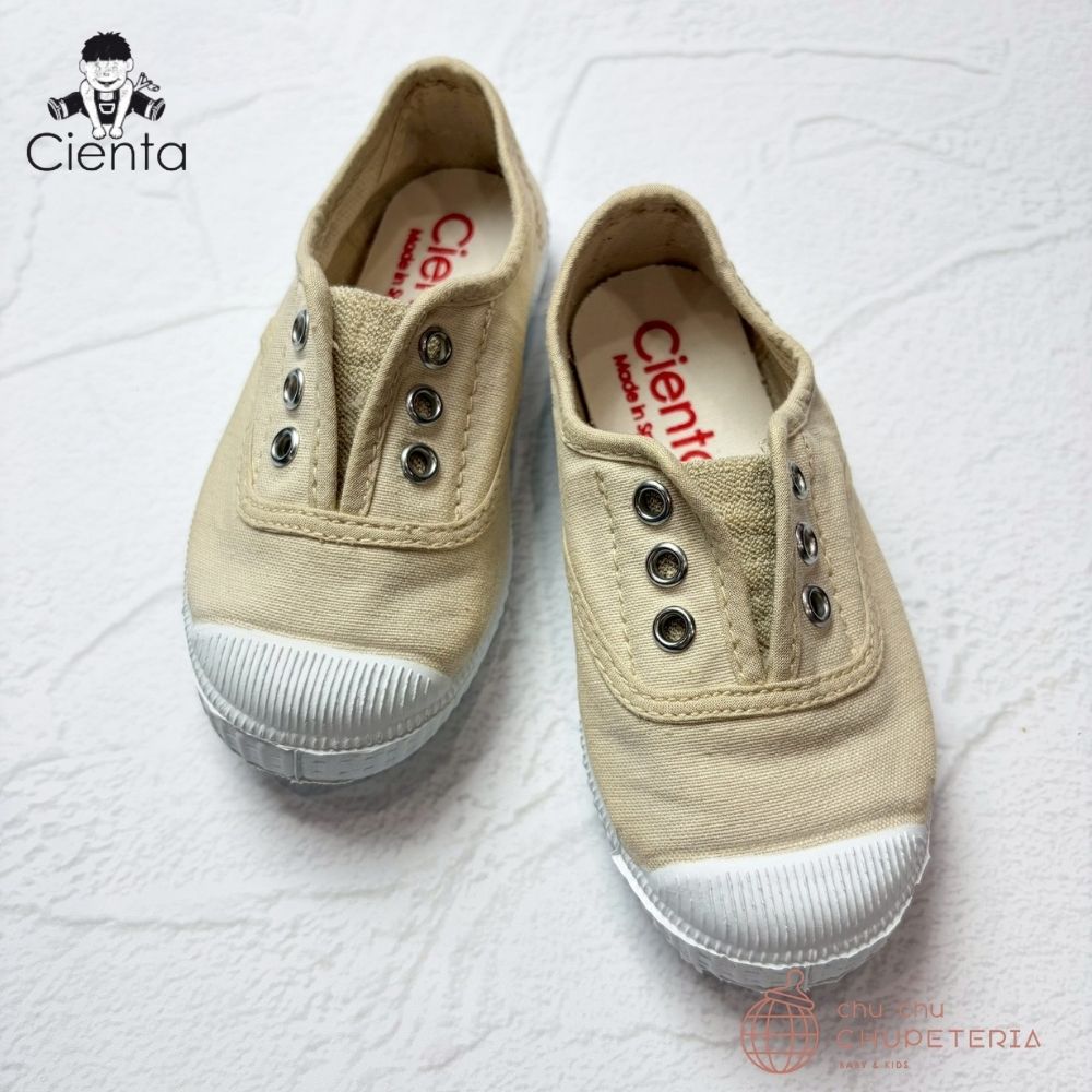 ｟3/31まで送料無料｠【CIENTA】Deck Shoes - 70997 Sand _2 _ chu chu CHUPETERIA